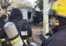 Un herido en incendio total de una vivienda en barrio San Francisco